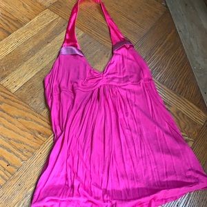 Fuchsia halter top